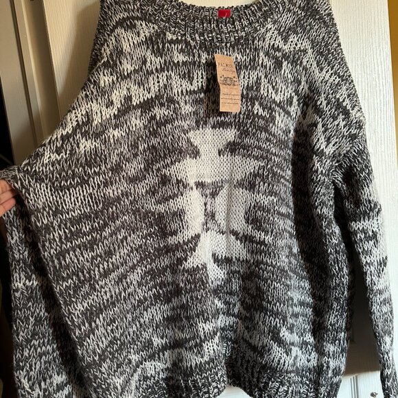 Sweater grey and white - Picture 2 of 4